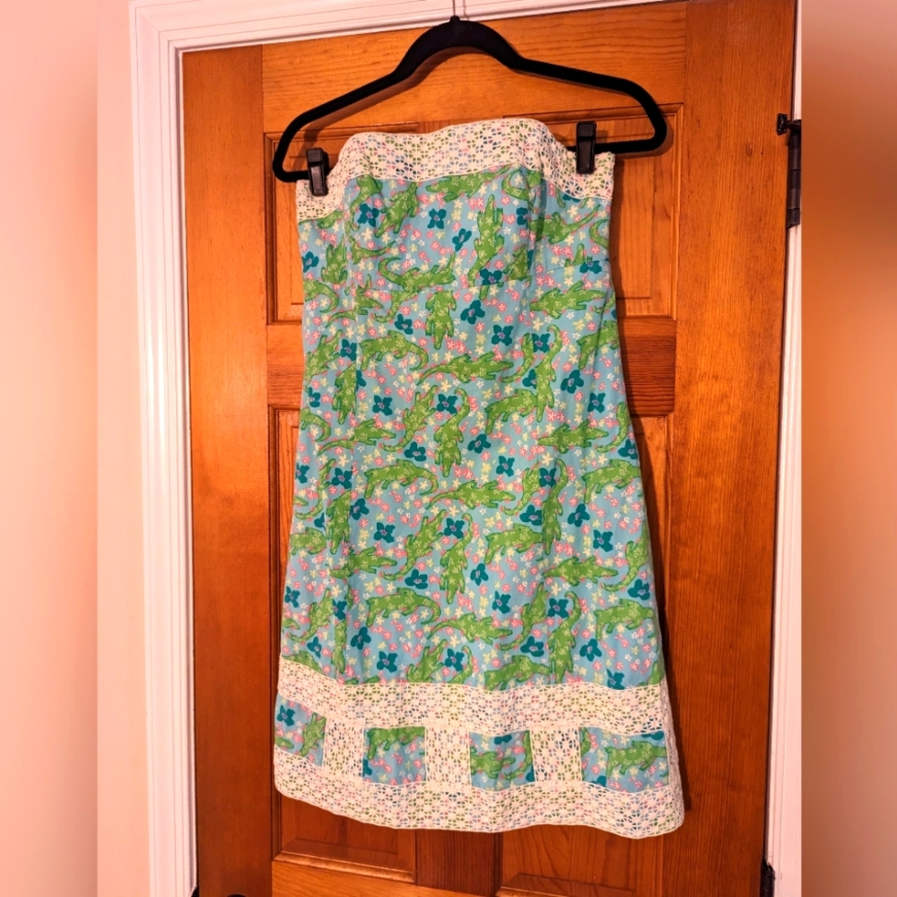 Lily Pulitzer strapless dress